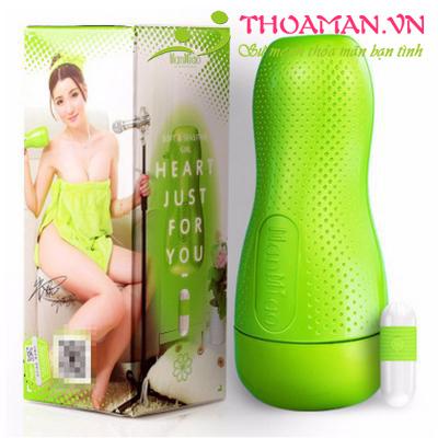 Âm đạo giả cầm tay có rung Manmiao