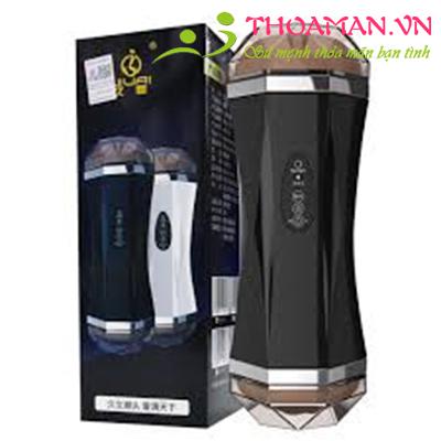 Âm Đạo Giả Cầm Tay Rung Rên 2 Đầu Cao Cấp