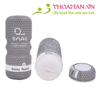 Âm đạo giả silicon cầm tay Snail cao cấp