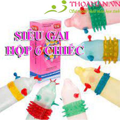 Bao Cao Su Runbo - Siêu Gân Gai Bi Râu [ Hộp 6 Cái Chính Hãng]