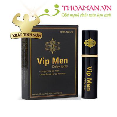 Chai xịt chống xuất tinh sớm Vip Men Delay Spray