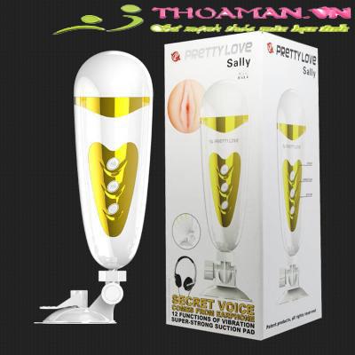 Cốc thủ dâm gắn tường rung rên cao cấp- Pretty Sally