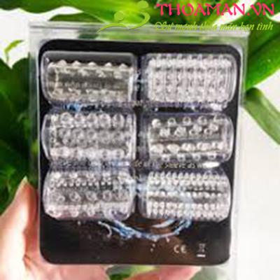 Đôn dên khúc giữa gân gai mềm mại vỉ 6 cái