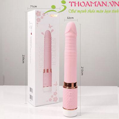 Dương vật cao cấp rung thụt bú hút có tạo nhiệt mới