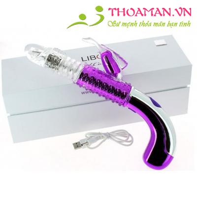 Dương vật đa năng cao cấp- Libo pin sạc chân sạc USB