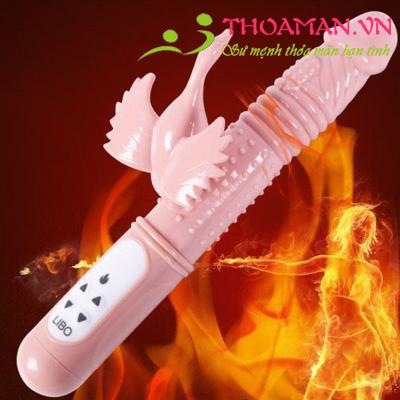 Dương vật đa năng rung xoay thụt có điều chỉnh nhiệt độ LIBO