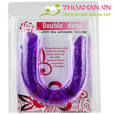 Dương Vật Giả 2 Đầu Trong Suốt Siu Kích Thích