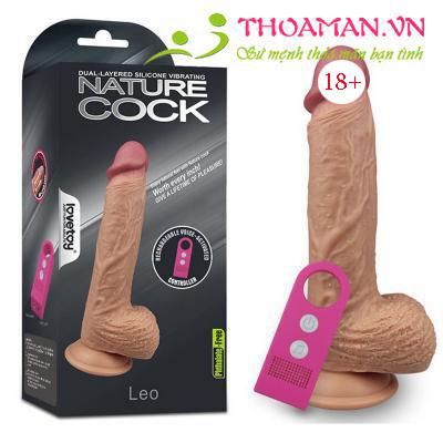 Dương vật giả có đế hít tường Lovetoy LEO 8.5 inch