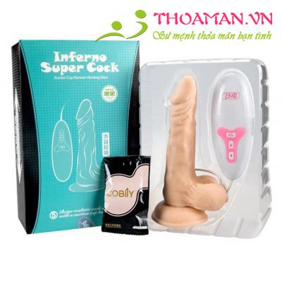 Dương vật giả có đế hít tường Supper Cock