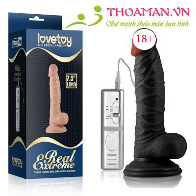 Dương vật giả dán tường Lovetoy 7,5 inch