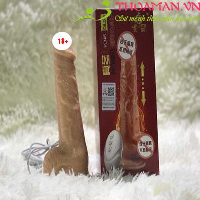 Dương vật hít tường rung thụt tỏa nhiệt cao cấp - Jiuai mới