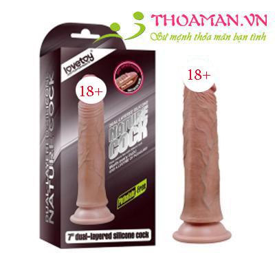 Dương vật silicon 2 thớ siêu mềm