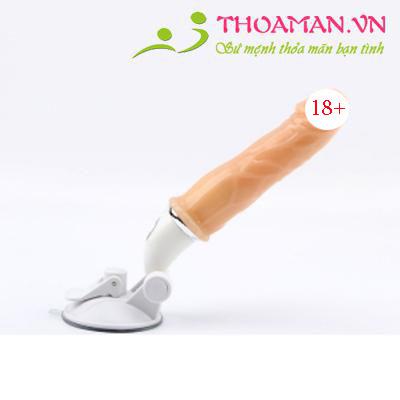 Dương vật silicon siêu rung gắn tường xoay 180 độ