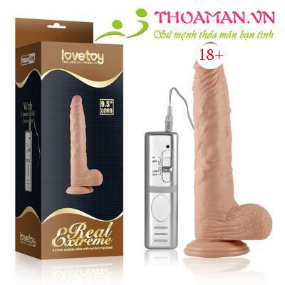 Dương vật silicon thuôn dài Lovetay 9,5 inch