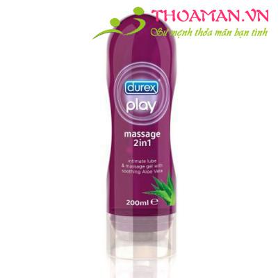 Gel bôi trơn Durex play massage