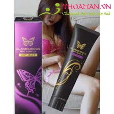 Gel bôi trơn Glamours Butterfly Hot Jelly