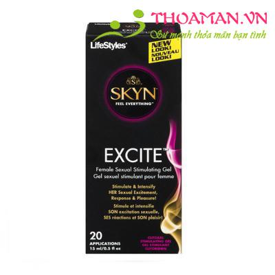 Gel bôi trơn tăng khoái cảm cho nữ Lifestyles Excite 15ml