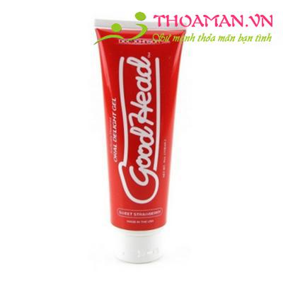 Gel quan hệ bằng miệng Good Head hương dâu (Oral sex gel)
