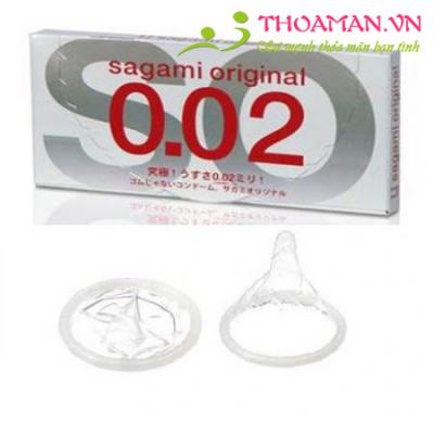 hộp BAO CAO SU SAGAMI ORIGINAL 0.02