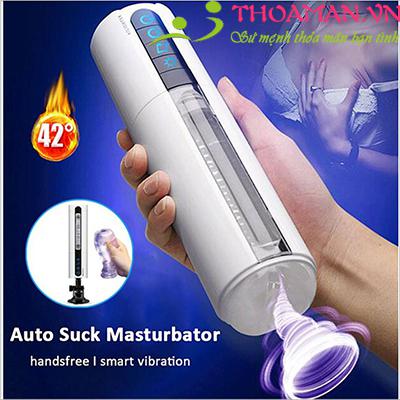 Máy bú mút tự động cao cấp rung xoay thụt sưởi ấm Ailighter