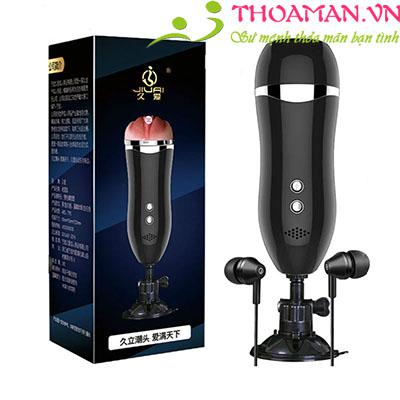 Máy gắn tường rung rên cao cấp JIUAI dành cho nam cực sướng mới