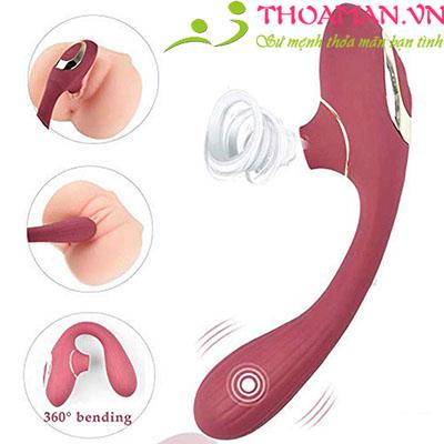 Máy Rung Bú Mút Ngực Âm Đạo Dina Siu Kích Thích