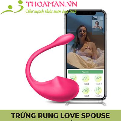 Trứng rung cao cấp siu kích thích điểm G điều khiển qua App Spouse Love