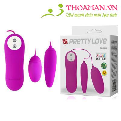 Trứng rung đôi 12 chế độ rung