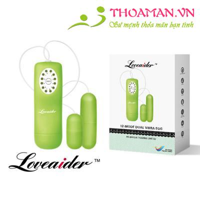 Trứng rung đôi LoveAider 12 chế độ rung