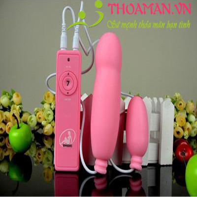 Trứng rung đôi silicon cao cấp 7 chế độ rung