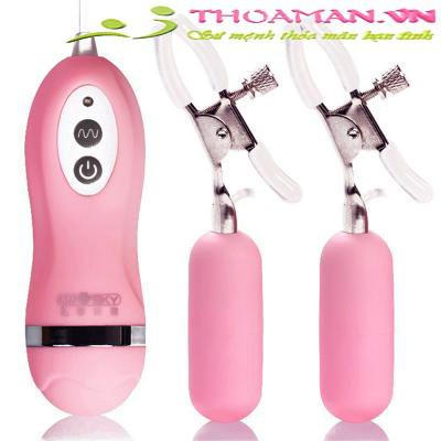 Trứng rung kẹp ngực cao cấp
