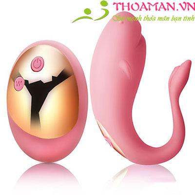 Trứng rung không dây cao cấp cá heo mới