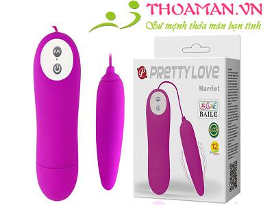 Trứng Rung Tình Yêu cao cấp Prettylove Mềm Mịn 1 Đầu